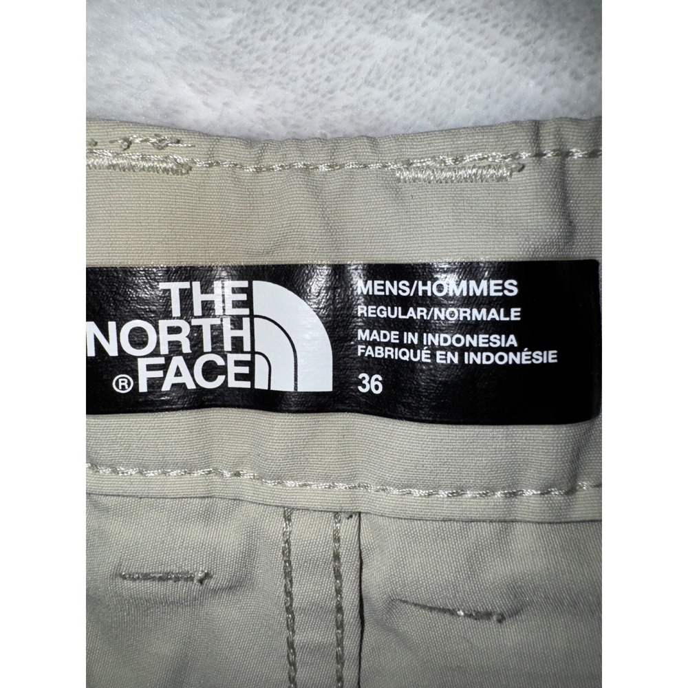 The North Face Mens Horizon Hiking Shorts Tan Beige Size 36 Nylon Blend Stretch - Picture 3 of 7